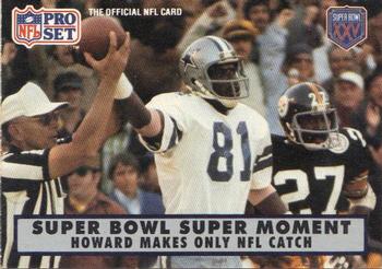 1990-91 Pro Set Super Bowl XXV Silver Anniversary Commemorative #143 Howard Makes Only NFL Catch Front