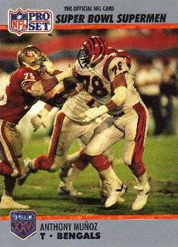1990-91 Pro Set Super Bowl XXV Silver Anniversary Commemorative #59 Anthony Munoz Front