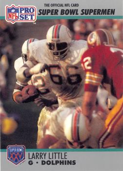 1990-91 Pro Set Super Bowl XXV Silver Anniversary Commemorative #66 Larry Little Front