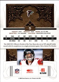 2009 Donruss Classics #5 Matt Ryan Back