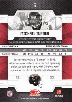 2009 Donruss Elite #6 Michael Turner Back