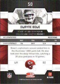 2009 Donruss Elite #50 Dwayne Bowe Back