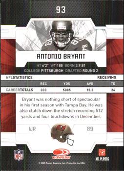 2009 Donruss Elite #93 Antonio Bryant Back