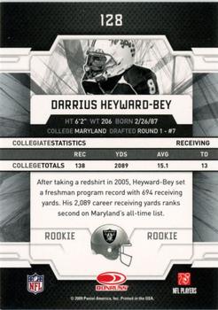 2009 Donruss Elite #128 Darrius Heyward-Bey Back