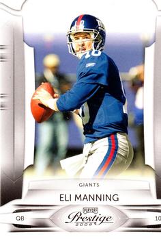 2009 Playoff Prestige #63 Eli Manning Front
