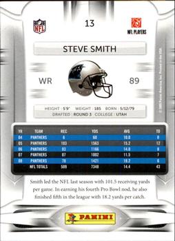 2009 Playoff Prestige #13 Steve Smith Back