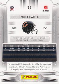 2009 Playoff Prestige #19 Matt Forte Back
