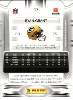 2009 Playoff Prestige #37 Ryan Grant Back