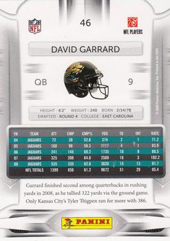 2009 Playoff Prestige #46 David Garrard Back