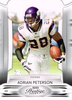 2009 Playoff Prestige #55 Adrian Peterson Front