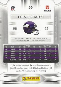 2009 Playoff Prestige #56 Chester Taylor Back