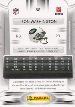 2009 Playoff Prestige #68 Leon Washington Back