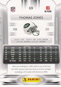 2009 Playoff Prestige #69 Thomas Jones Back