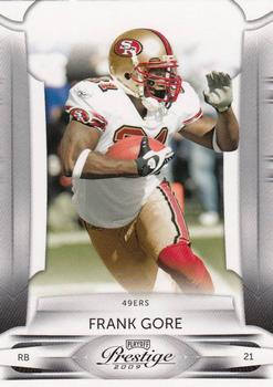 2009 Playoff Prestige #83 Frank Gore Front