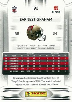 2009 Playoff Prestige #92 Earnest Graham Back