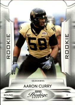 2009 Playoff Prestige #101a Aaron Curry Front