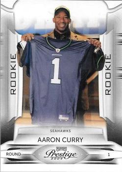 2009 Playoff Prestige #101b Aaron Curry Front