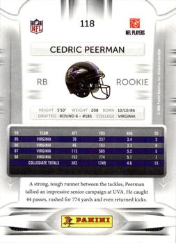 2009 Playoff Prestige #118 Cedric Peerman Back