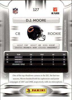 2009 Playoff Prestige #127a D.J. Moore Back