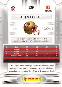 2009 Playoff Prestige #139 Glen Coffee Back