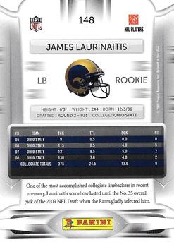 2009 Playoff Prestige #148b James Laurinaitis Back