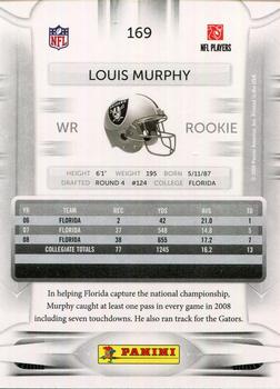 2009 Playoff Prestige #169a Louis Murphy Back