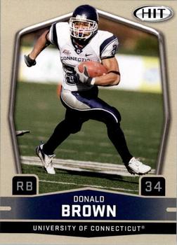 2009 SAGE HIT #34 Donald Brown Front