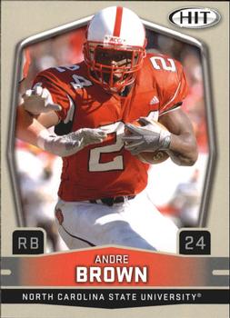 2009 SAGE HIT #66 Andre Brown Front