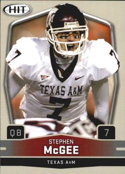 2009 SAGE HIT #70 Stephen McGee Front