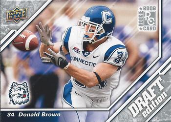 2009 Upper Deck Draft Edition #140 Donald Brown Front