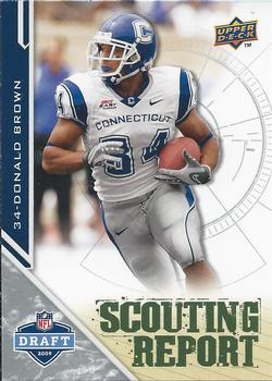 2009 Upper Deck Draft Edition #226 Donald Brown Front
