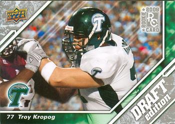 2009 Upper Deck Draft Edition #68 Troy Kropog Front