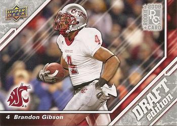 2009 Upper Deck Draft Edition #88 Brandon Gibson Front