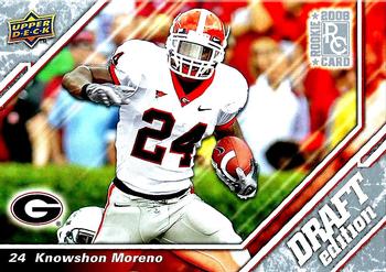 2009 Upper Deck Draft Edition #8 Knowshon Moreno Front