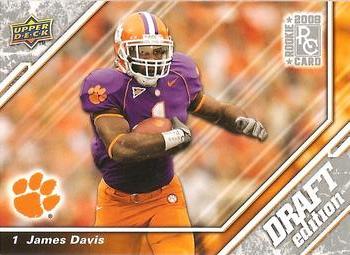 2009 Upper Deck Draft Edition #20 James Davis Front
