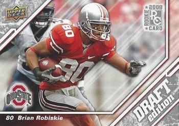 2009 Upper Deck Draft Edition #30 Brian Robiskie Front