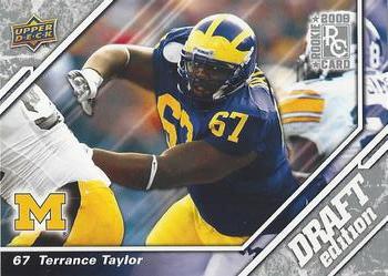 2009 Upper Deck Draft Edition #52 Terrance Taylor Front