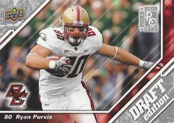 2009 Upper Deck Draft Edition #100 Ryan Purvis Front