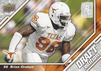 2009 Upper Deck Draft Edition #103 Brian Orakpo Front
