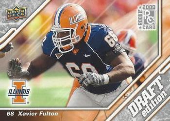 2009 Upper Deck Draft Edition #108 Xavier Fulton Front