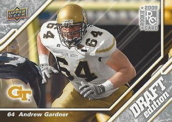 2009 Upper Deck Draft Edition #109 Andrew Gardner Front
