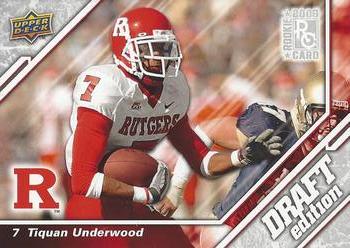 2009 Upper Deck Draft Edition #119 Tiquan Underwood Front