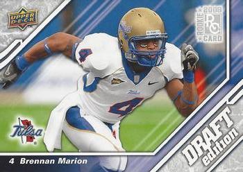 2009 Upper Deck Draft Edition #122 Brennan Marion Front