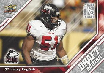 2009 Upper Deck Draft Edition #124 Larry English Front