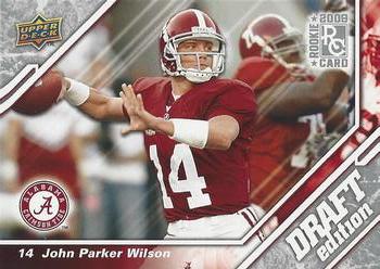 2009 Upper Deck Draft Edition #141 John Parker Wilson Front
