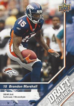 2009 Upper Deck Draft Edition #158 Brandon Marshall Front