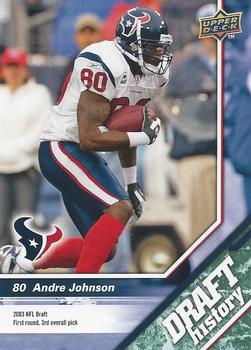 2009 Upper Deck Draft Edition #185 Andre Johnson Front