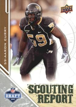 2009 Upper Deck Draft Edition #211 Aaron Curry Front