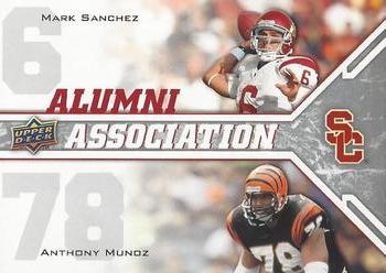 2009 Upper Deck Draft Edition #243 Mark Sanchez / Anthony Munoz Front
