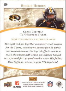 2009 Upper Deck Heroes #119 Chase Coffman Back